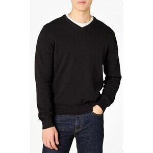 Amazon Essentials‎ Mens V-Neck Sweater Charcoal Heat size XL New with tag